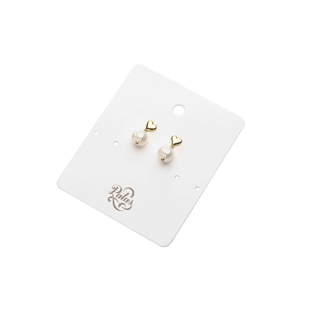 Listen to your Heart Pearl Earrings
