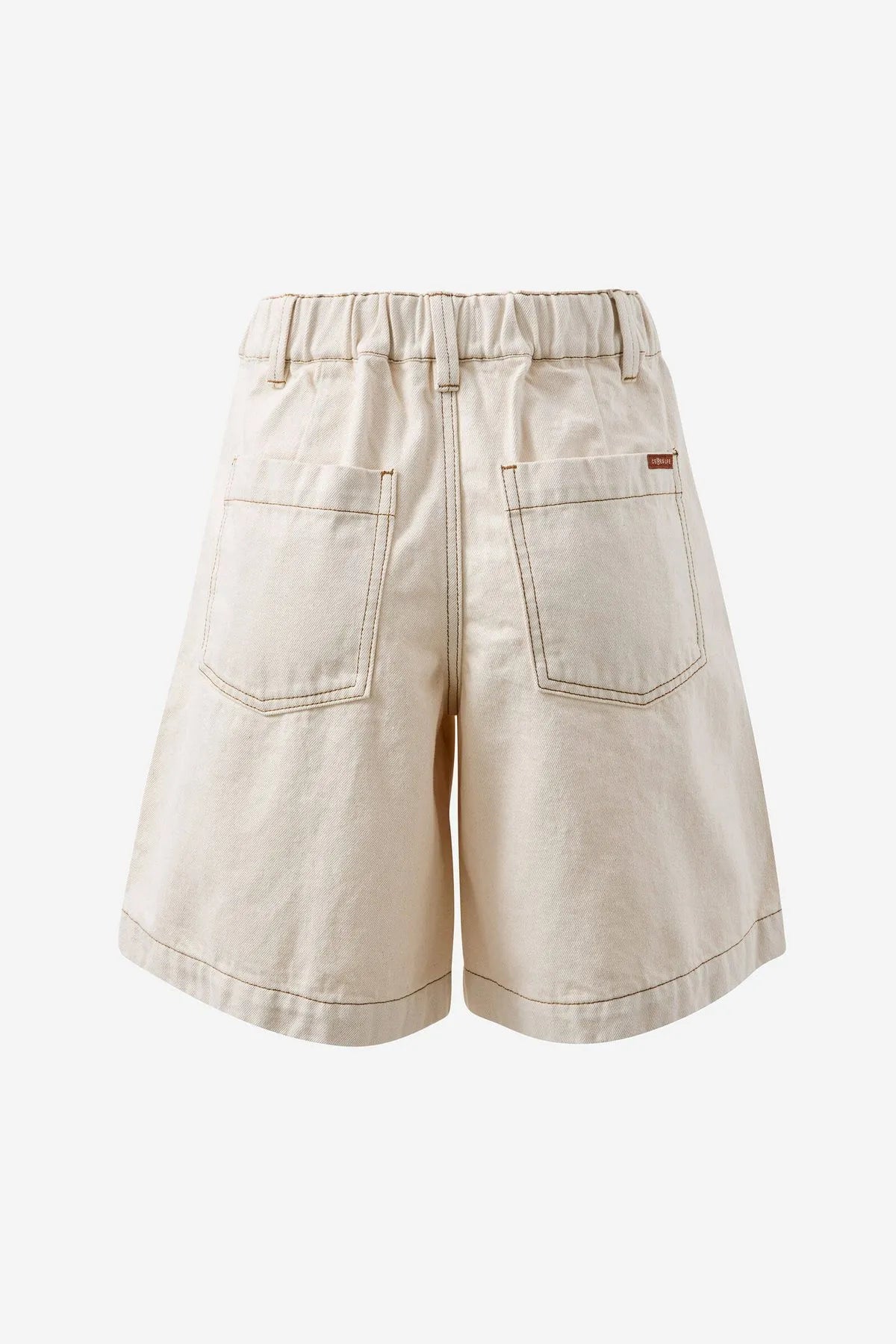 Sylvie Longline Pleat Denim Short
