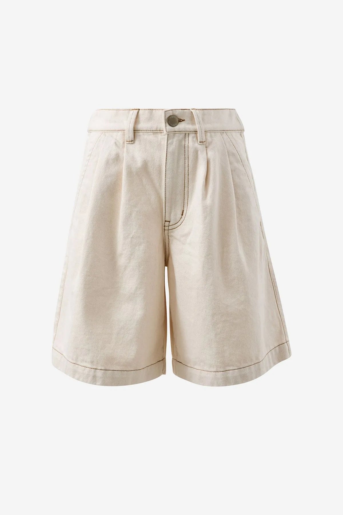 Sylvie Longline Pleat Denim Short