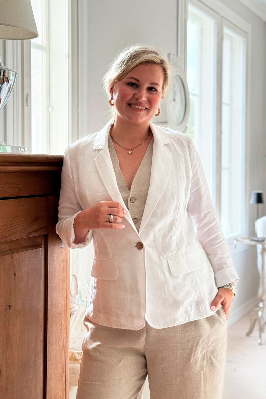 Bypias Linen Blazer