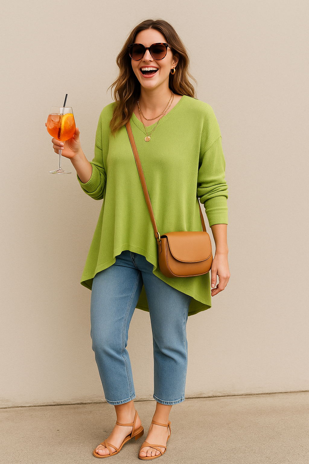 Hummingbird Tunic in Tarragon