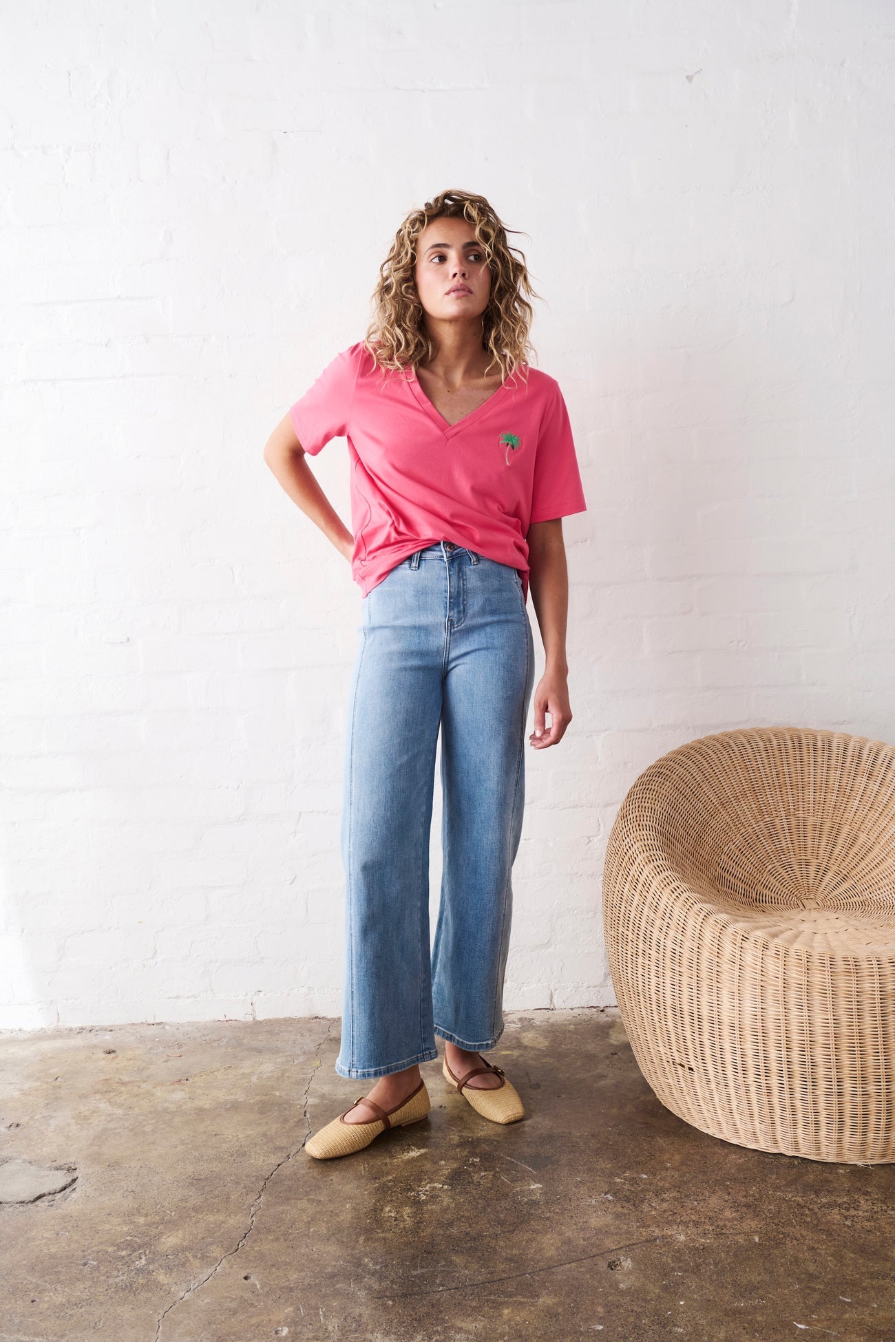 Palazzo Jean - 70’s Denim Blue
