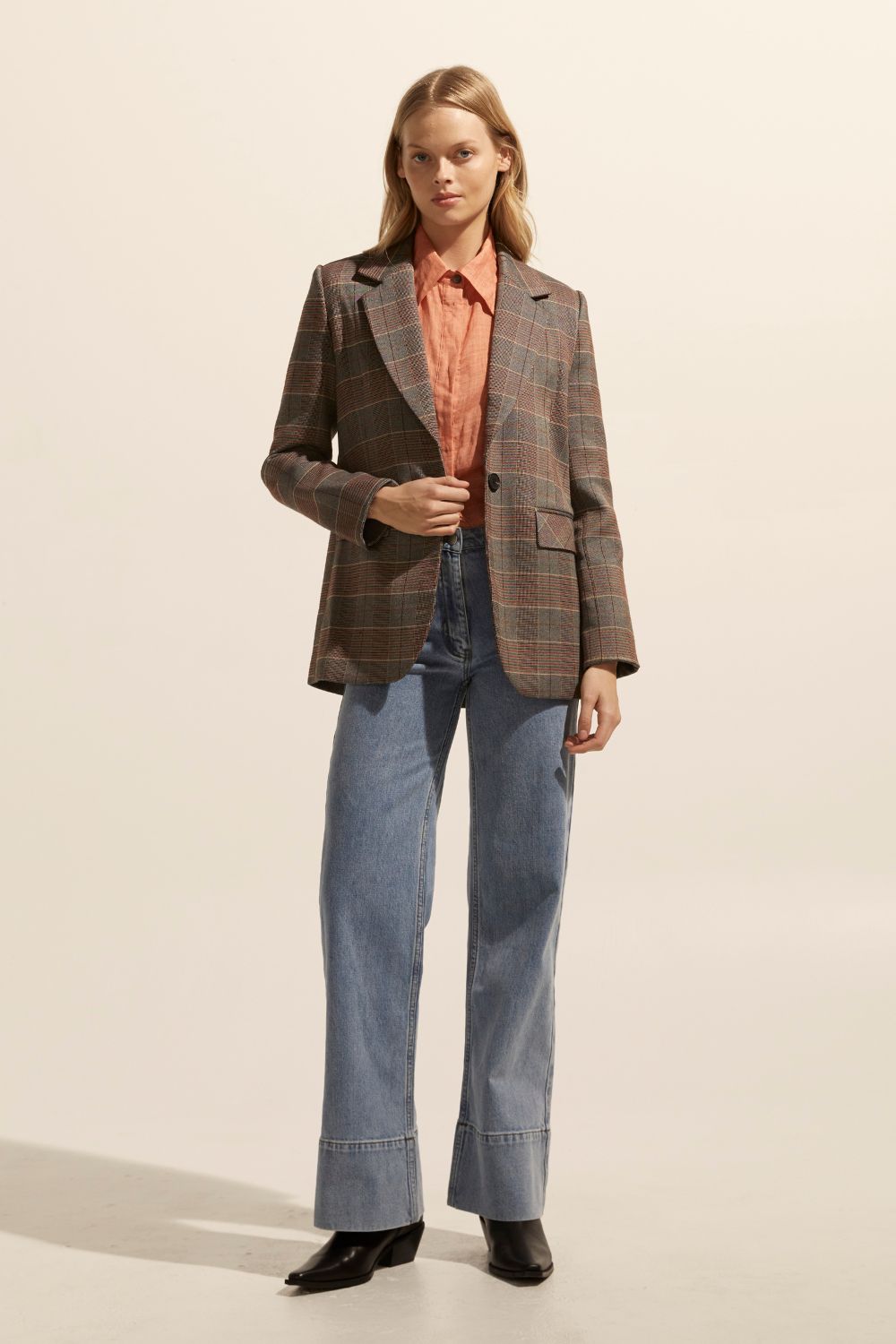 Scout Jacket in Clay Check