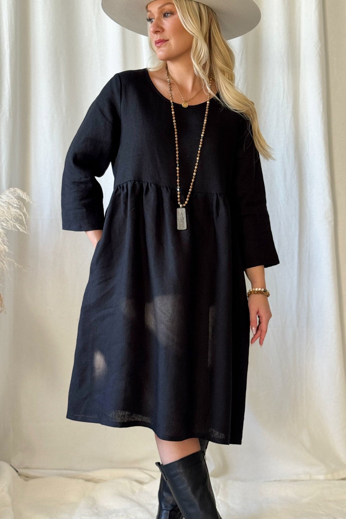 Emma Linen Dress