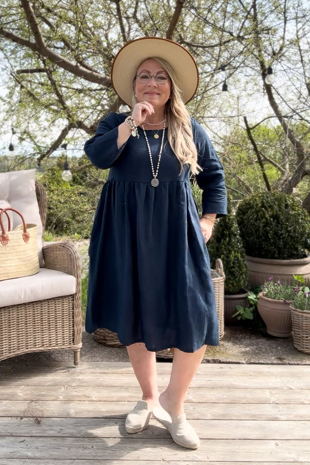 Emma Linen Dress