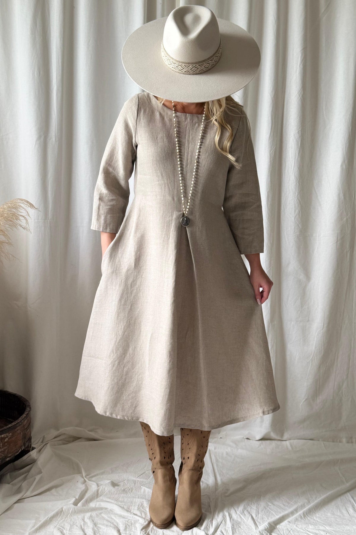 Gisela Linen Dress