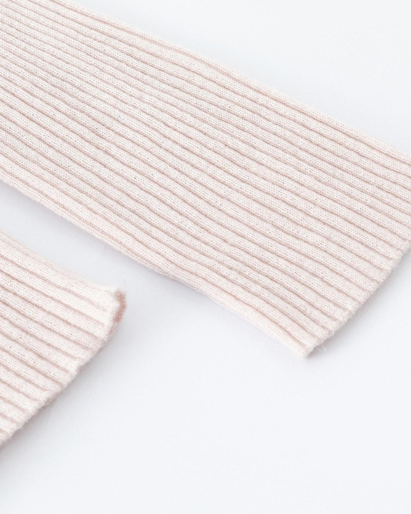 Vespa Ribbed Polo in Chalk