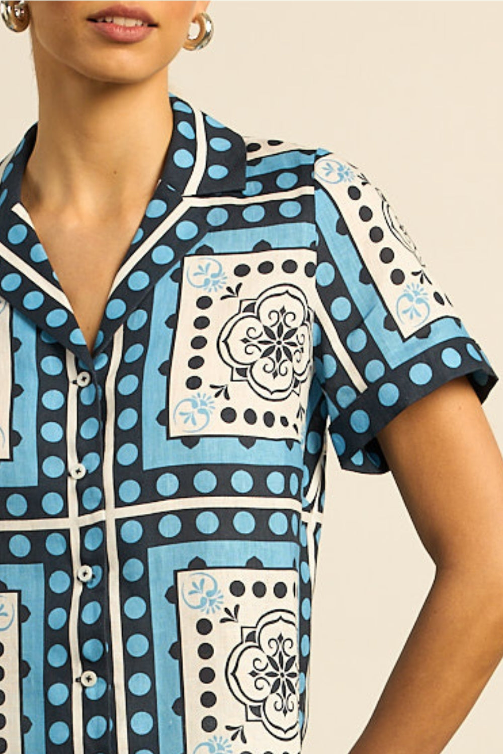 Lumen Top in Bay Scarf