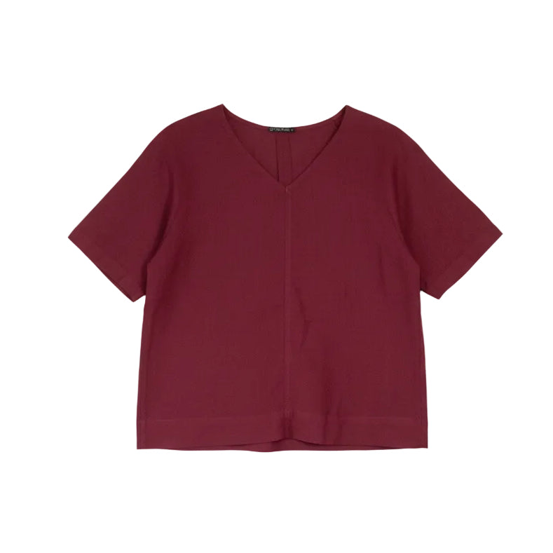 Iris Top in Merlot