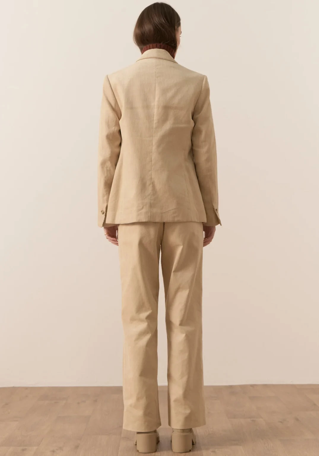 Thomas Corduroy Jacket in Ecru
