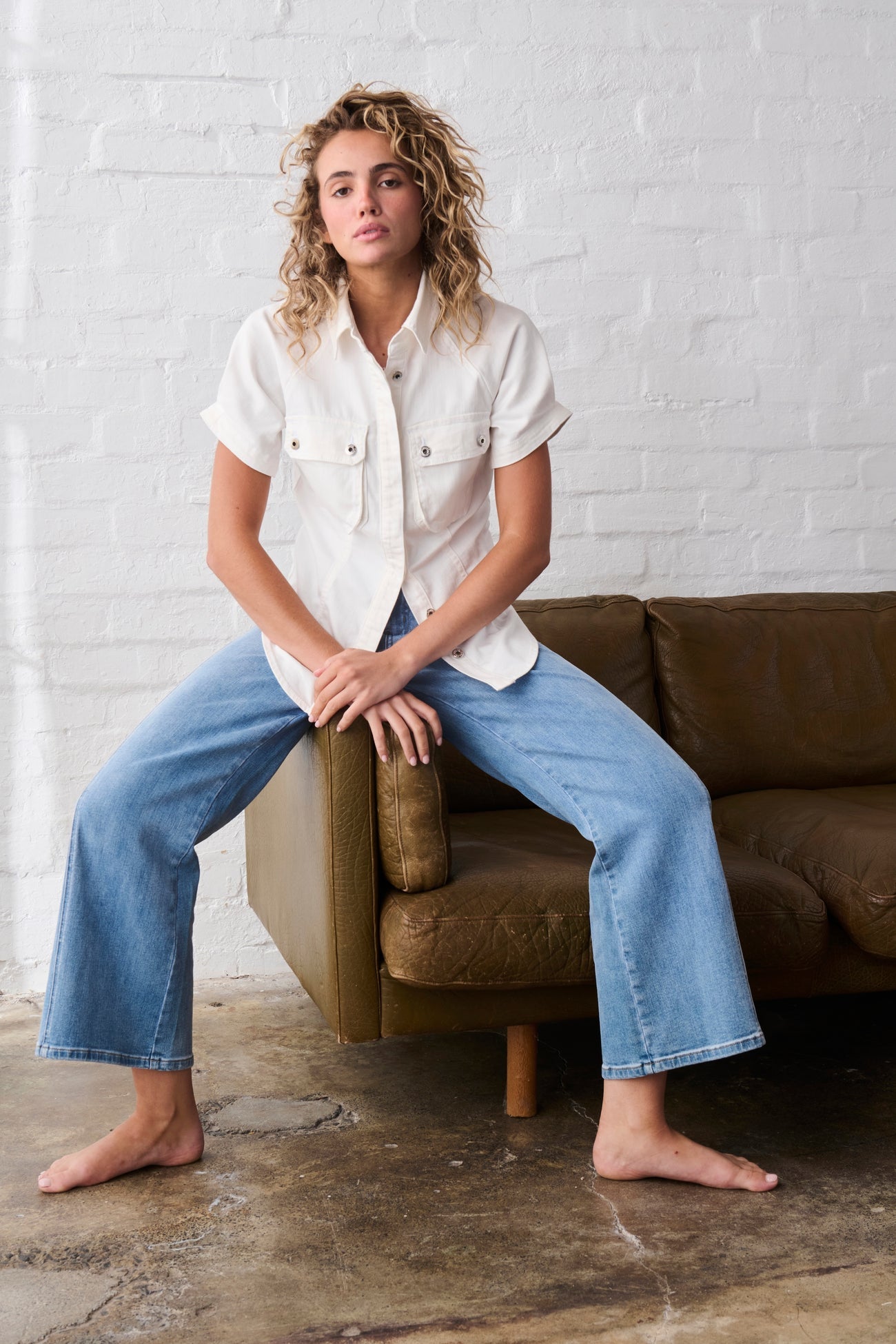 Palazzo Jean - 70’s Denim Blue