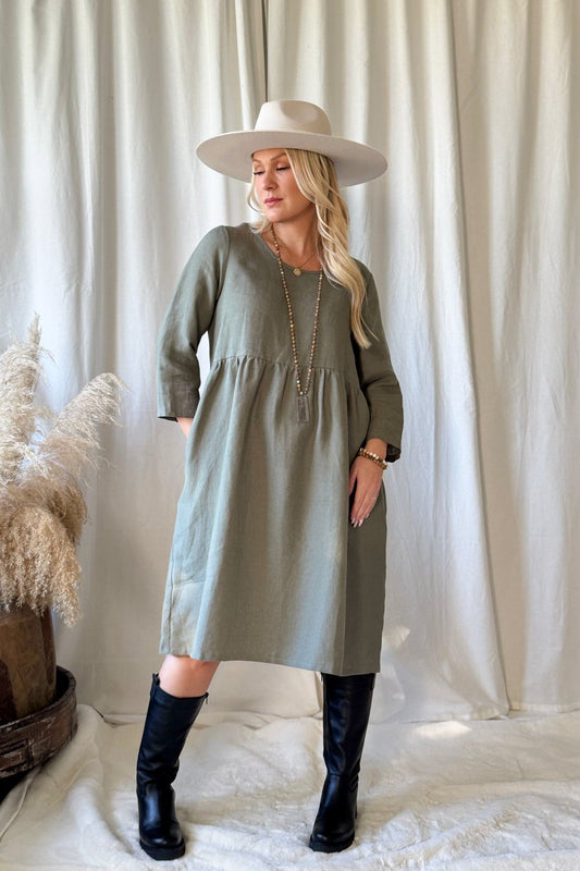 Emma Linen Dress