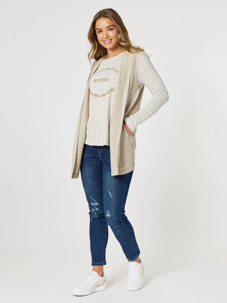 Ollie Vest Oatmeal