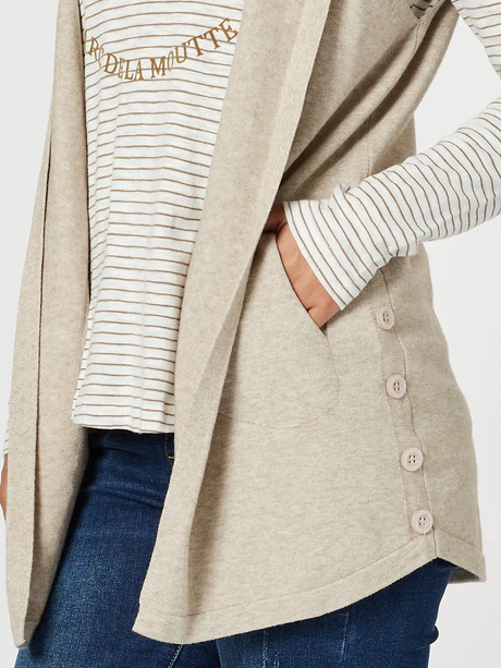 Ollie Vest Oatmeal