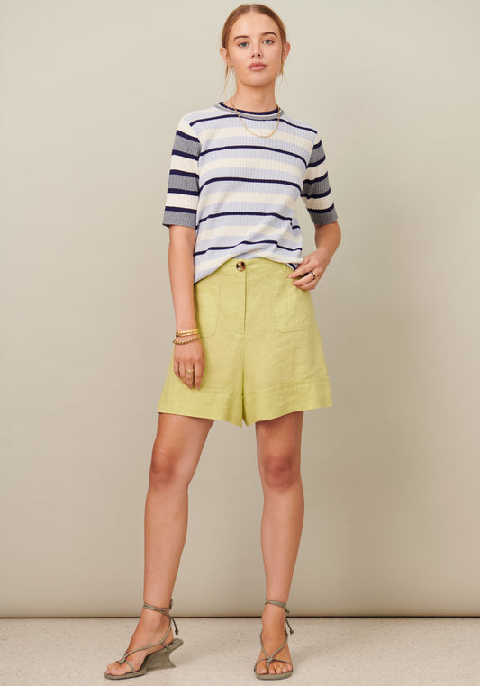 Claudia Tee in Sky Stripe