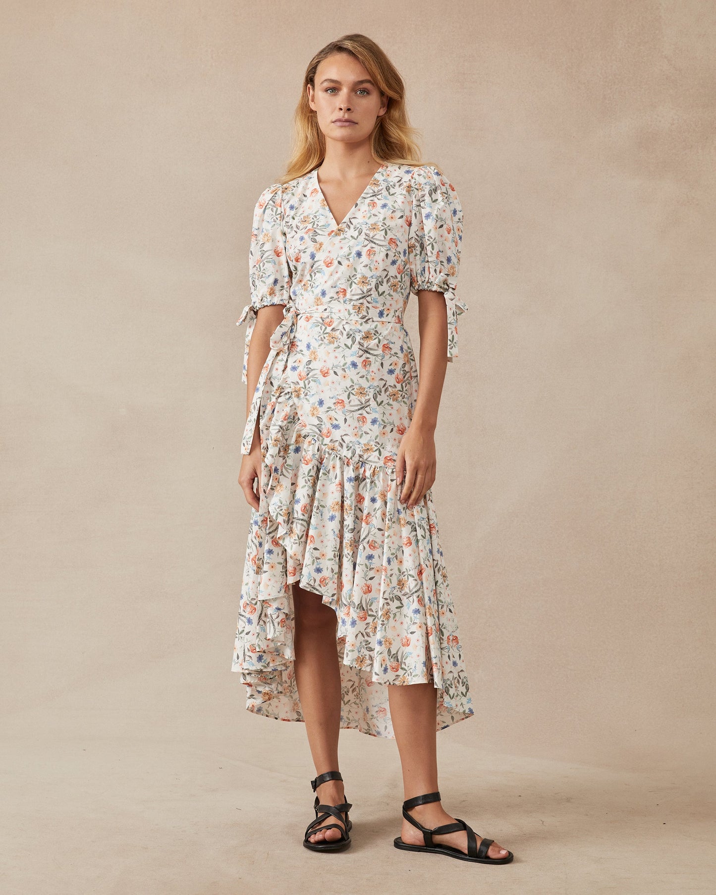 Stevie Wrap Dress in Rhapsody Floral