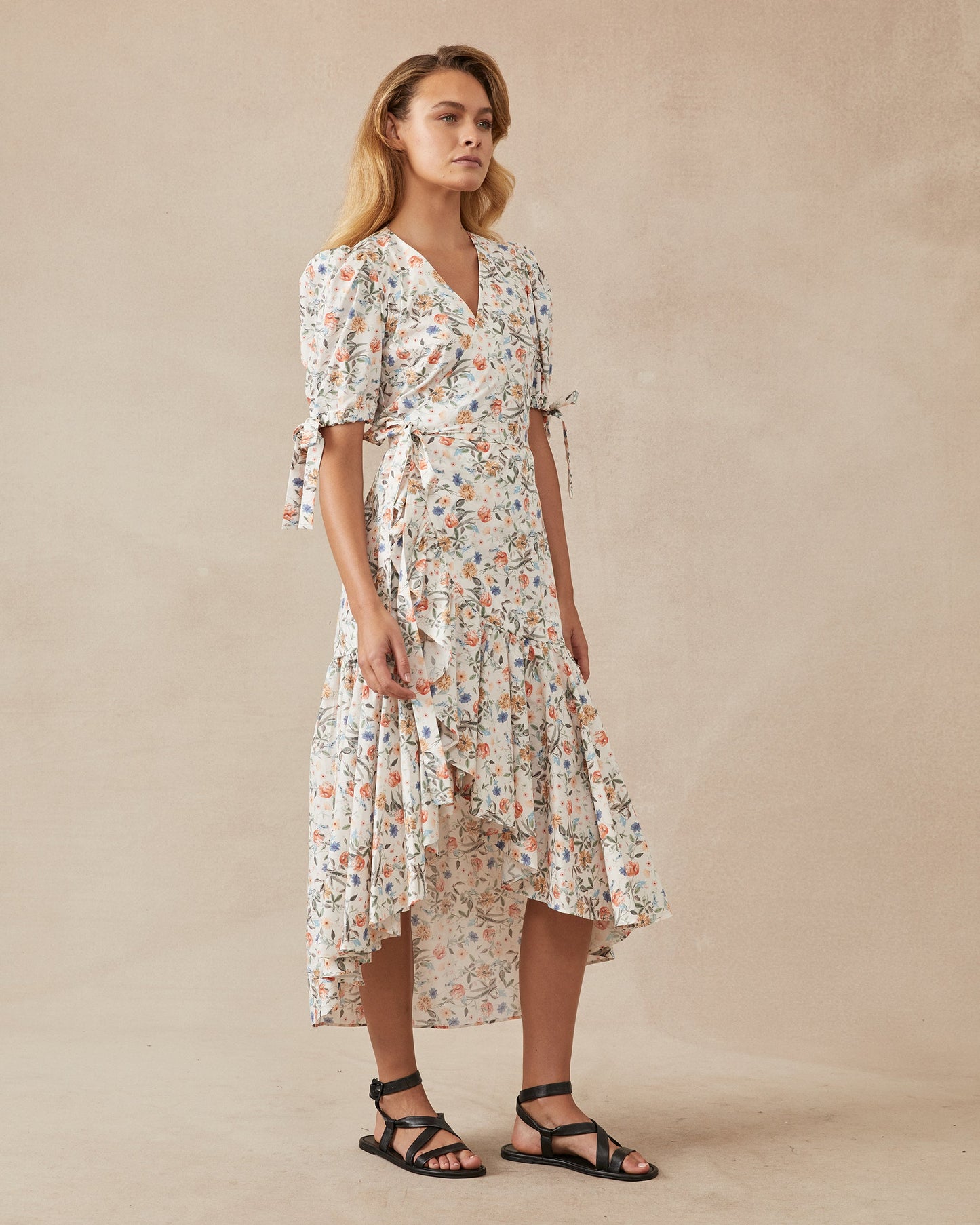 Stevie Wrap Dress in Rhapsody Floral