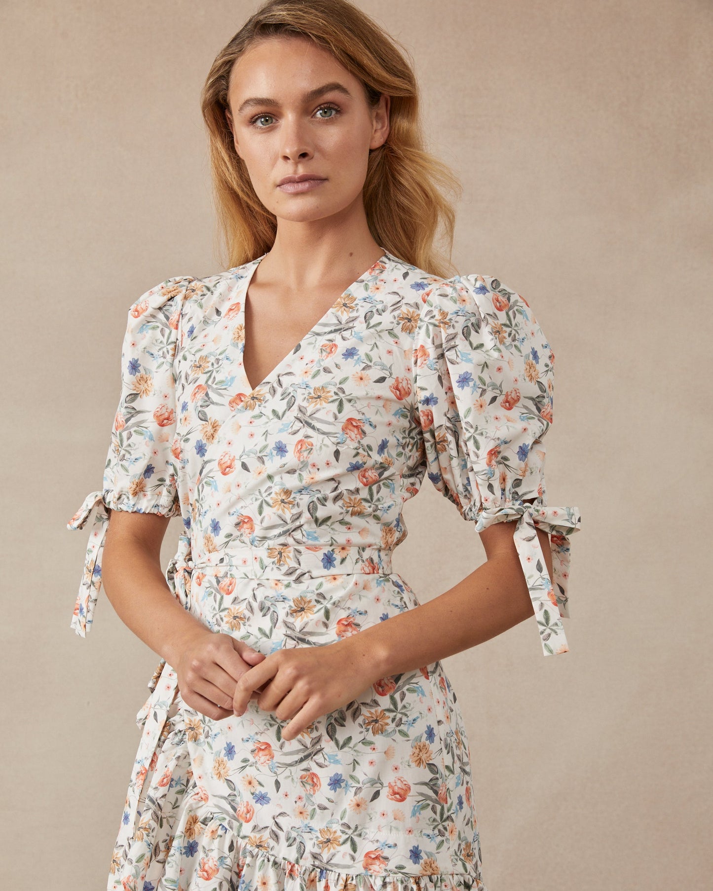 Stevie Wrap Dress in Rhapsody Floral