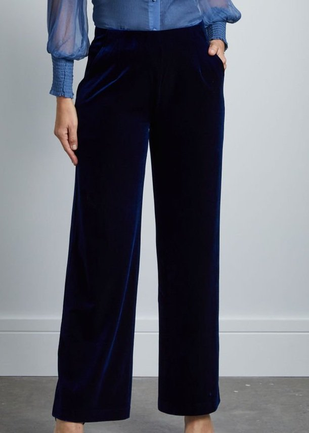 Surrey Velvet Pant - Black