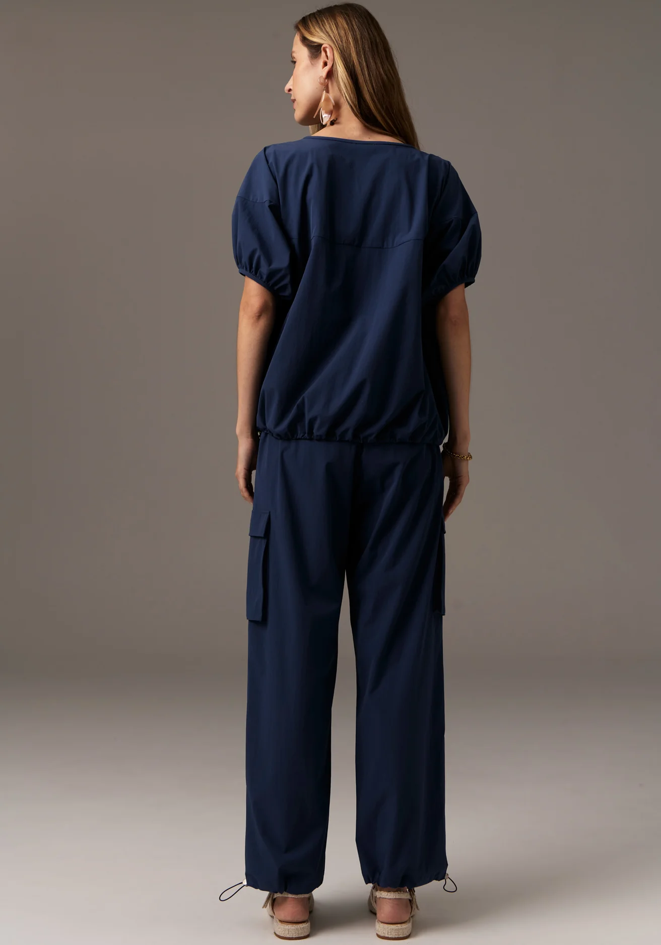 Tech Cargo Pant in Blue
