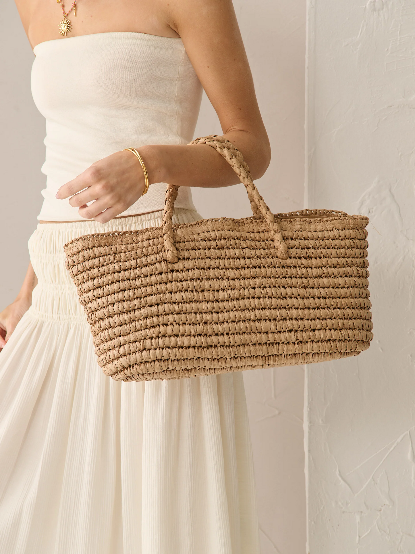 Tressa Straw Beach Bag