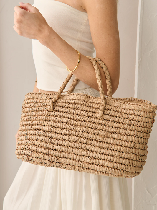 Tressa Straw Beach Bag