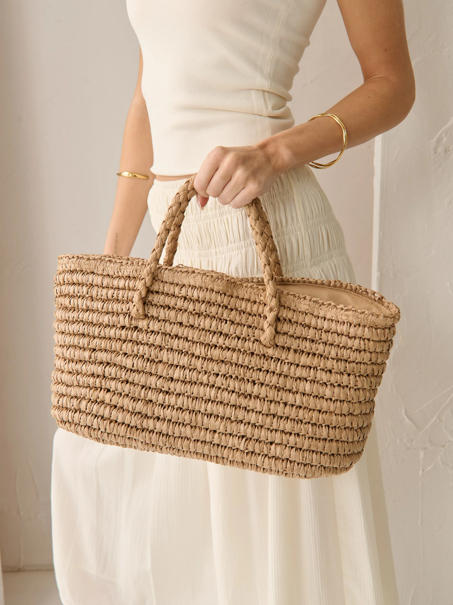 Tressa Straw Beach Bag
