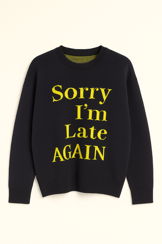 Sorry I’m Late Sweater