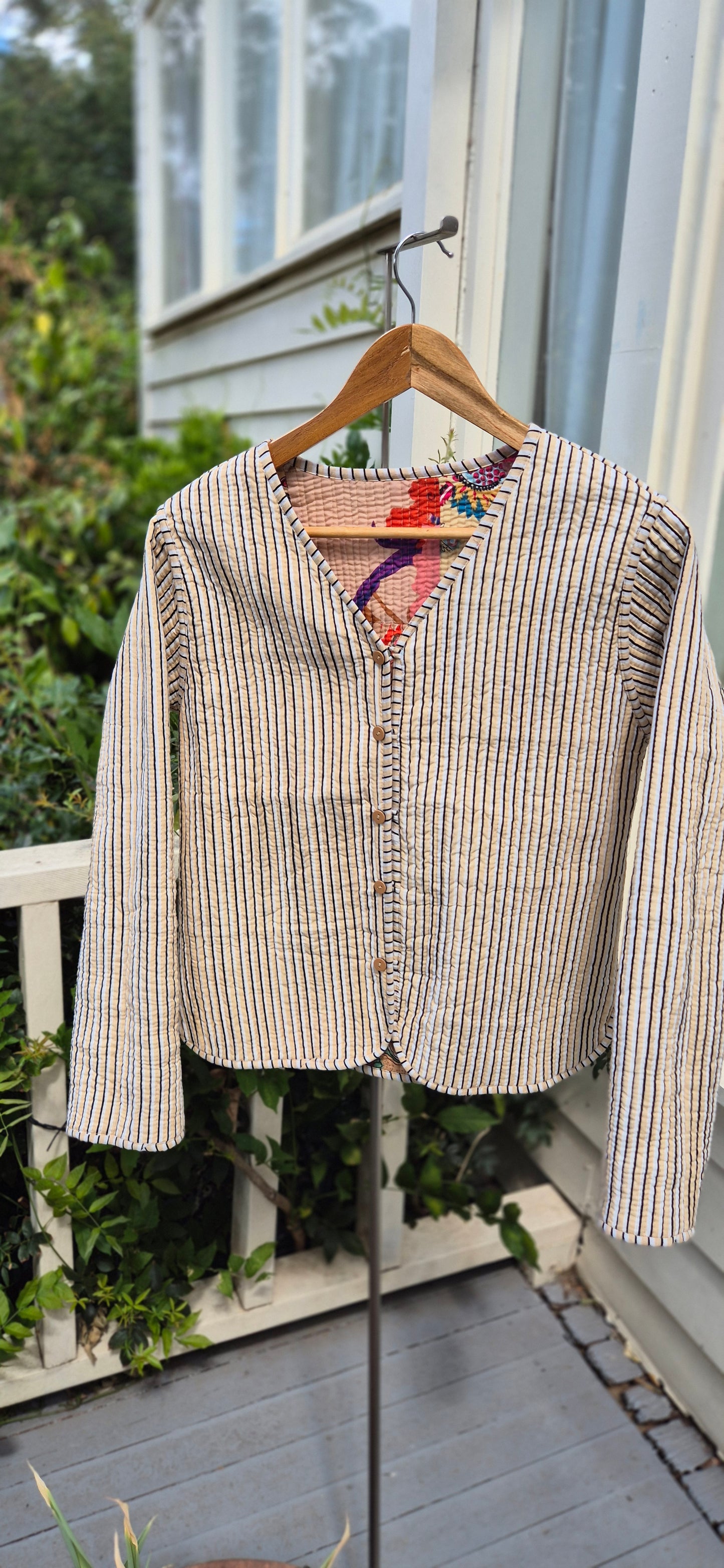Vintage Reversible Quilted Jacket
