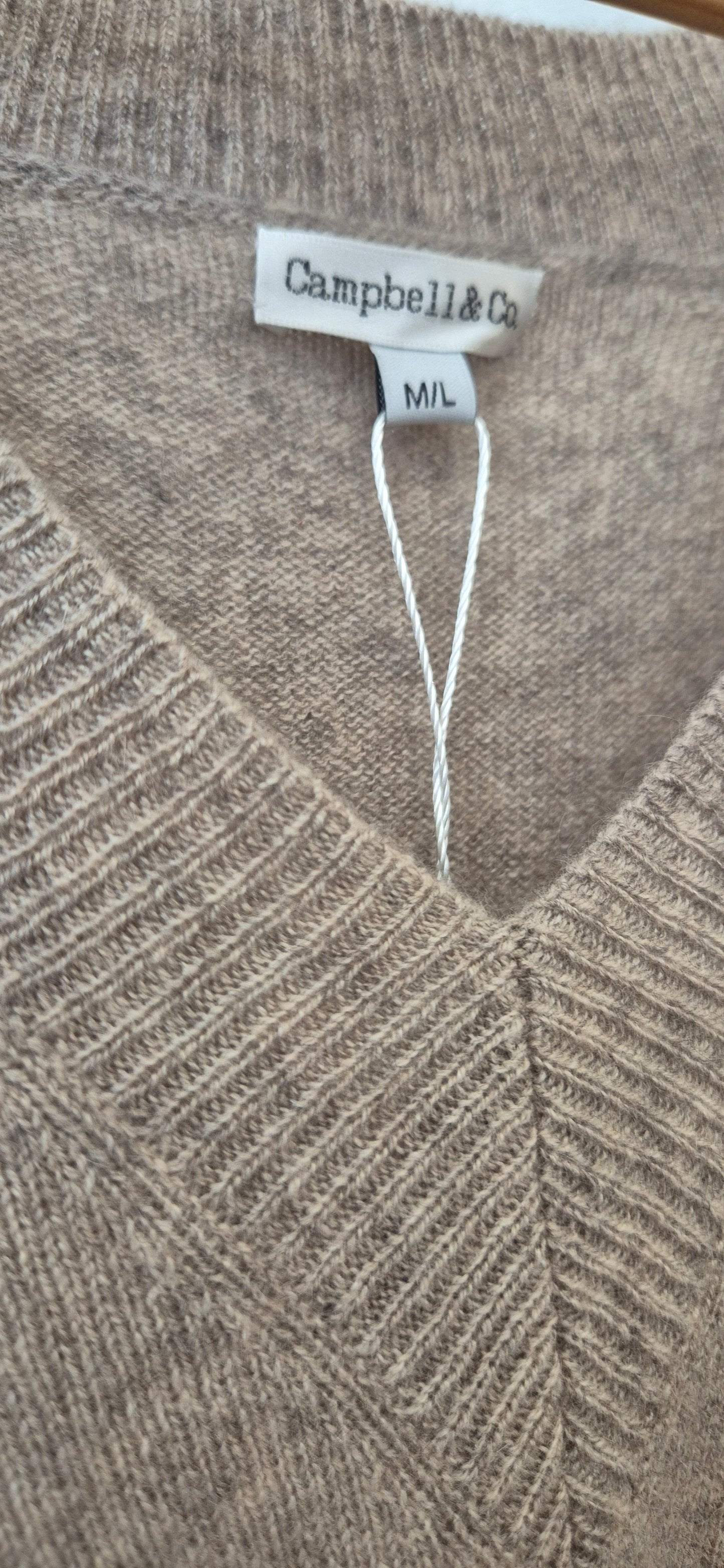 V Neck Cashmere Vest