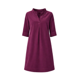 Lyla Dress in Burgandy