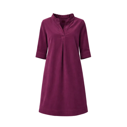 Lyla Dress in Burgandy