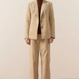 Thomas Corduroy Jacket in Ecru
