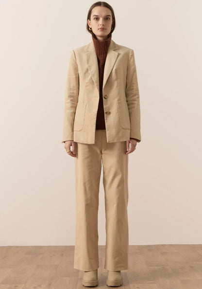 Thomas Corduroy Jacket in Ecru