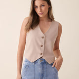 Vest in Camelette