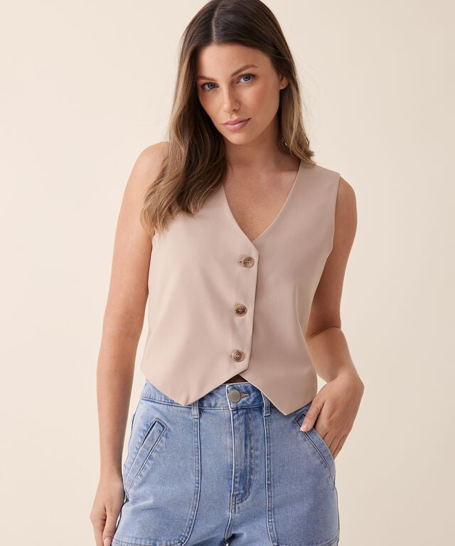 Vest in Camelette