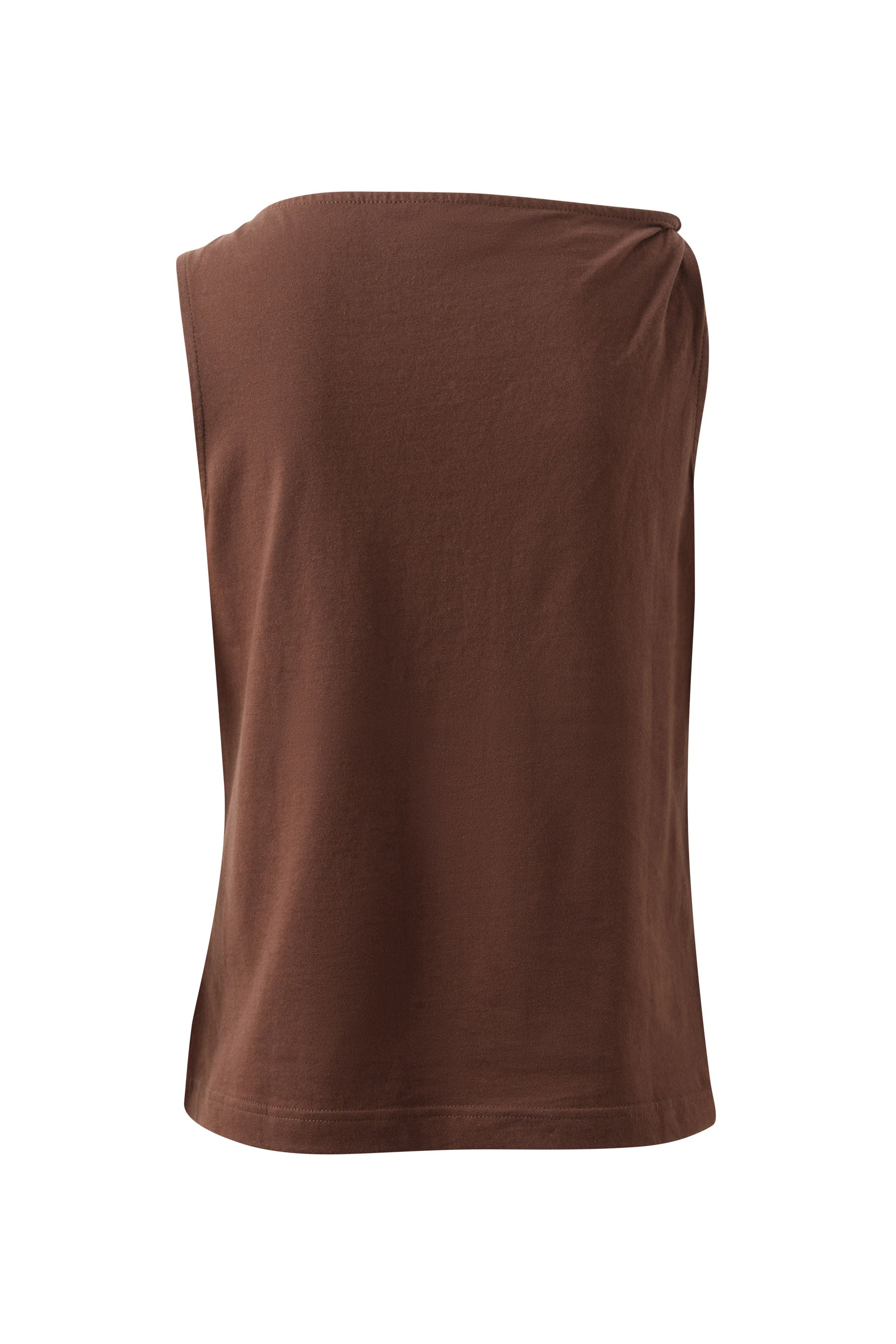 Ceres Life Tahlia Twist Strap Tank — Chocolate