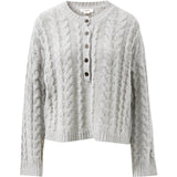 Enid Cable Knit Henley
