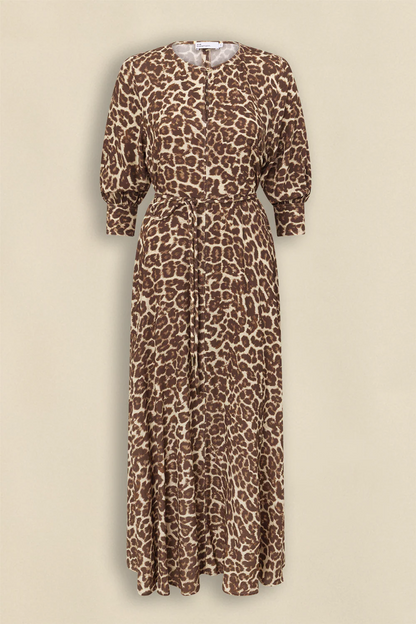 Scene Dress in Ocelot