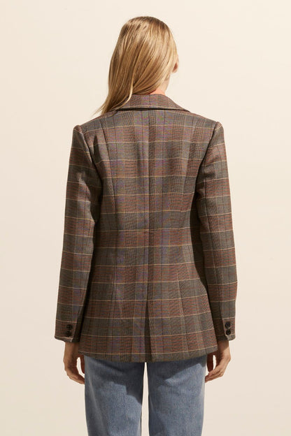 Scout Jacket in Clay Check