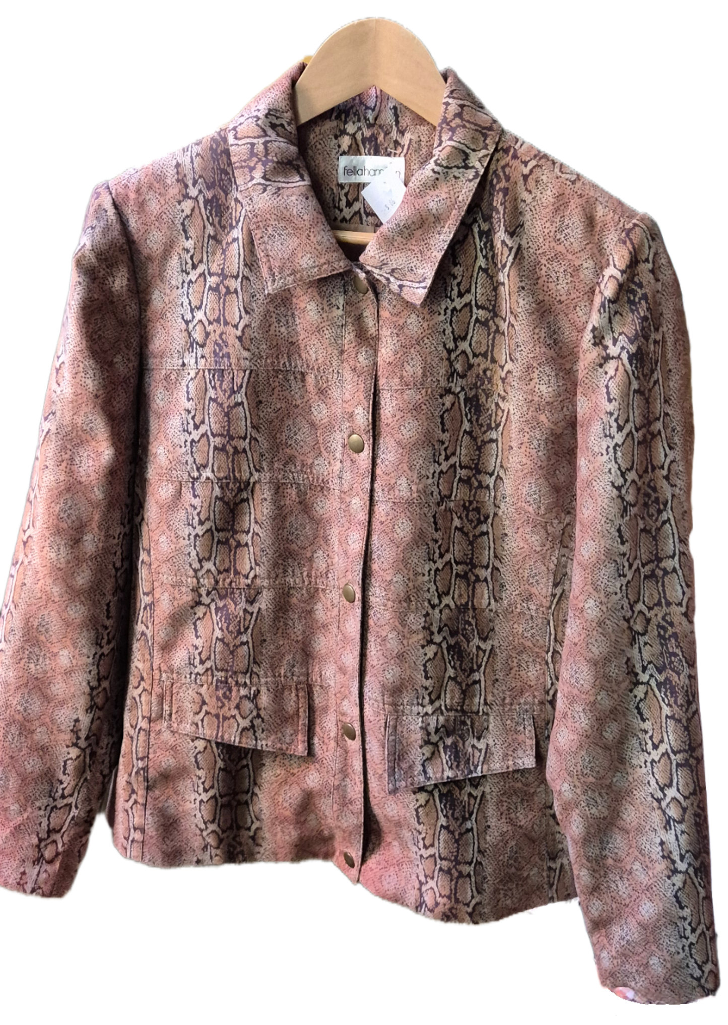 Python Print Jacket - preloved