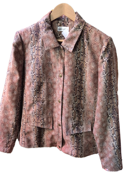 Python Print Jacket - preloved