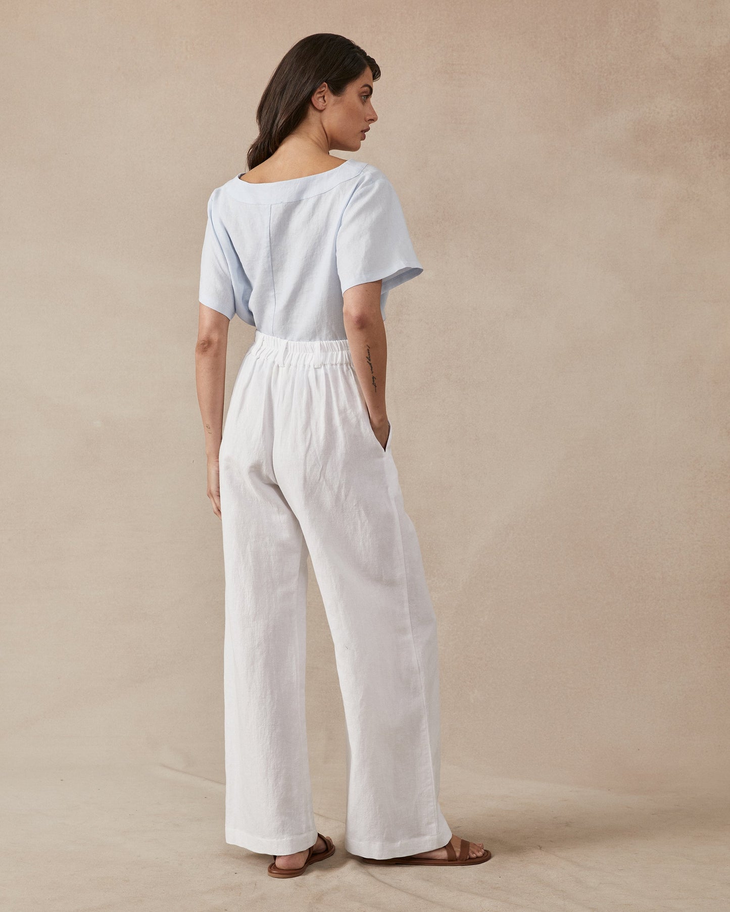 Poppy Pant in White