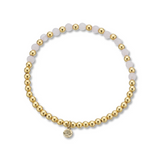 Rose Quartz Lotus Purity Bracelet [Love]