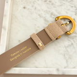 Marlene Suede Buckle Belt