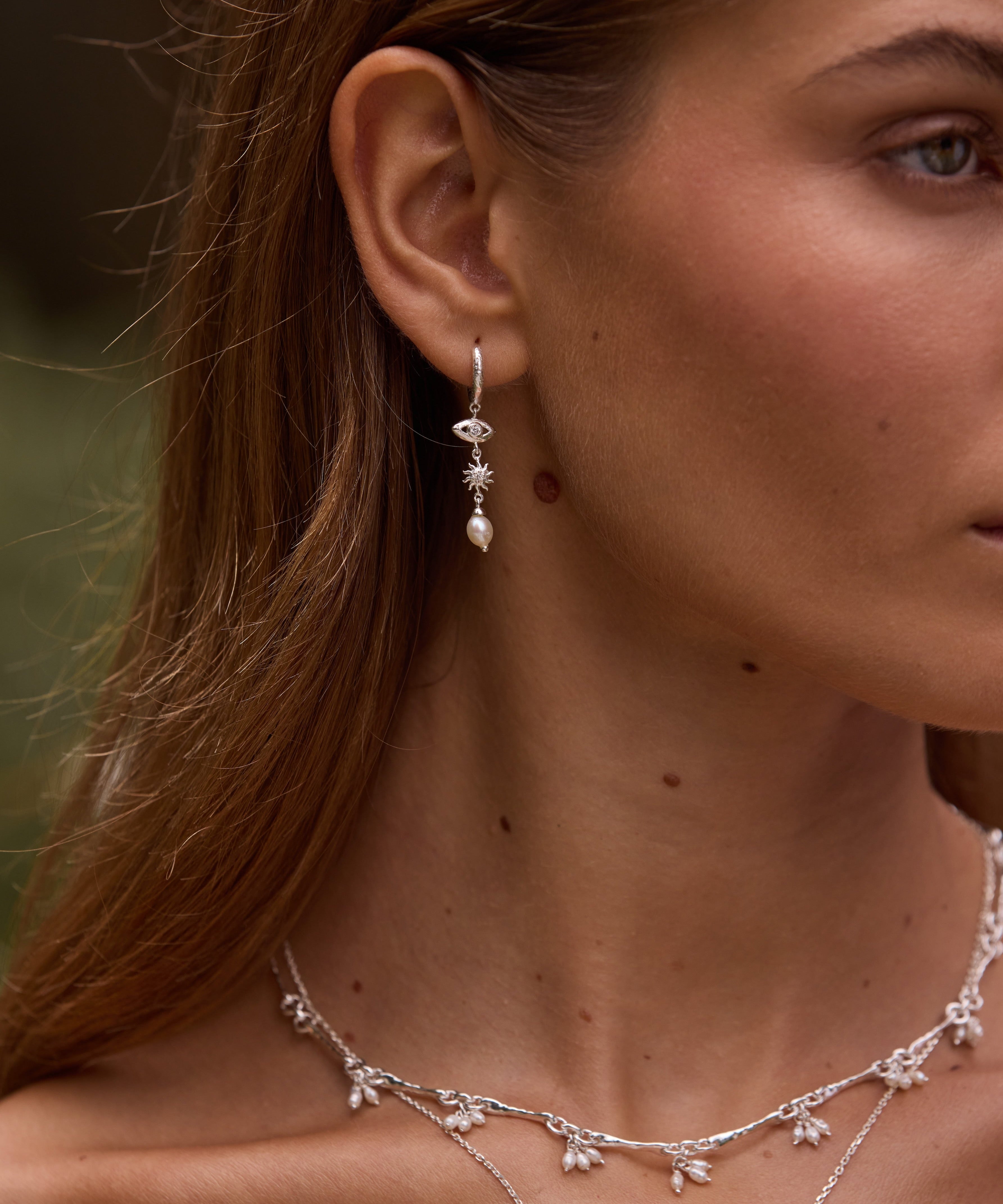 Soleil Silver Earrings - image 2