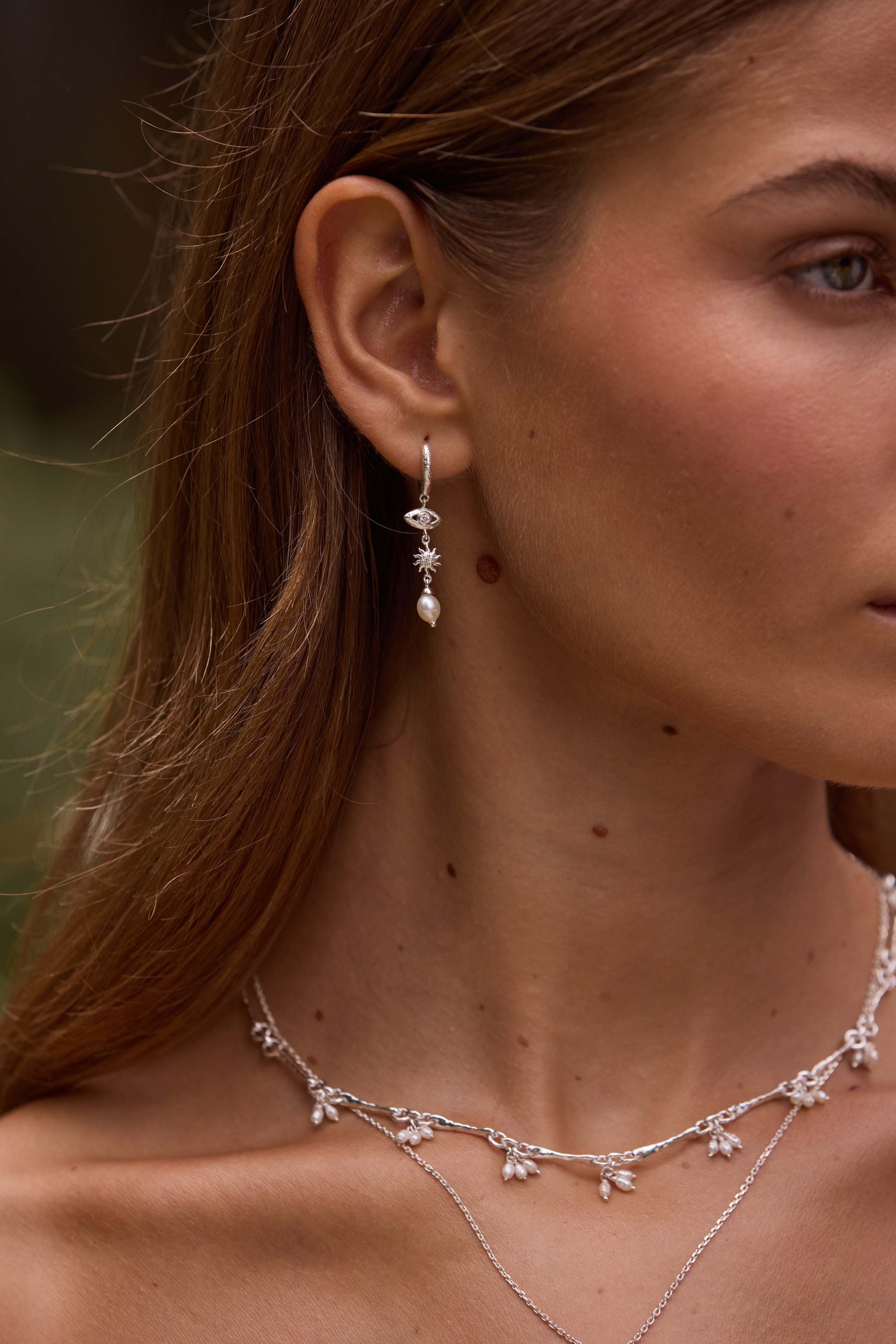 Soleil Silver Earrings - image 2