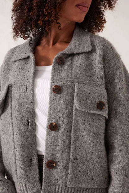 Knit Bomber Cardi
