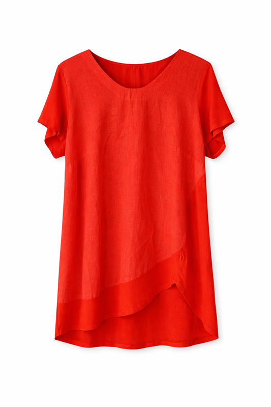 Amalfi Tunic in Red