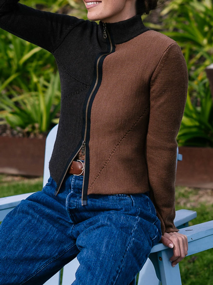 Elliot Zip Knit